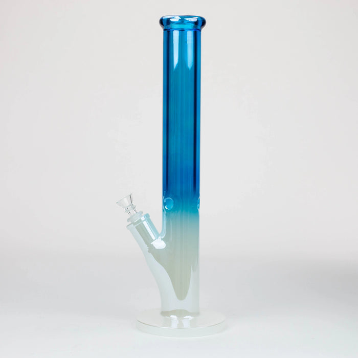 16" Electroplated Gradient Classic Tube 9mm Glass Bong | Jupiter Grass