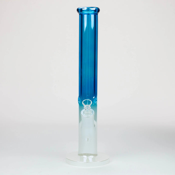 16" Electroplated Gradient Classic Tube 9mm Glass Bong | Jupiter Grass