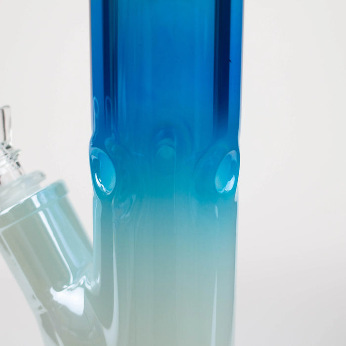 16" Electroplated Gradient Classic Tube 9mm Glass Bong | Jupiter Grass