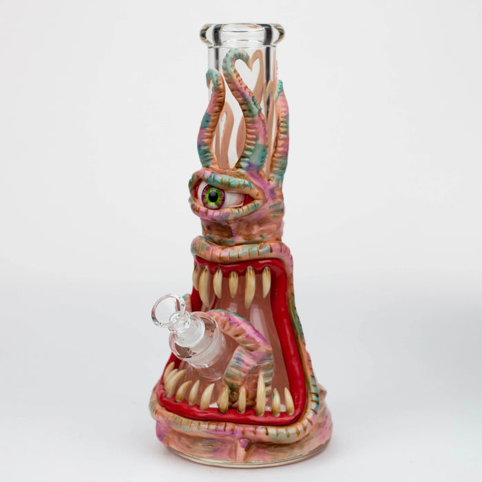 PHOENIX STAR 12.5" Resin 3D Artwork 7mm Glass Beaker Water Bong | Jupiter Grass