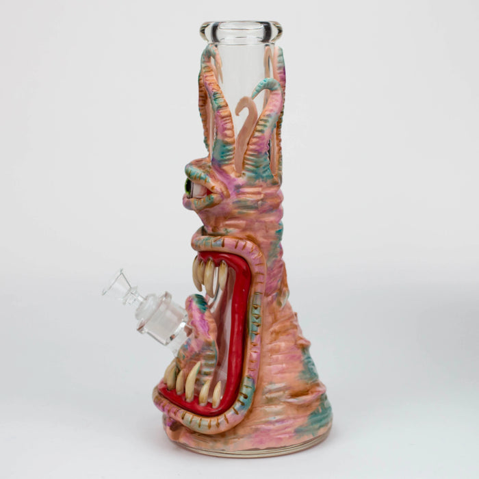 PHOENIX STAR 12.5" Resin 3D Artwork 7mm Glass Beaker Water Bong | Jupiter Grass