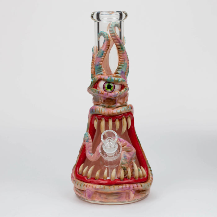 PHOENIX STAR 12.5" Resin 3D Artwork 7mm Glass Beaker Water Bong | Jupiter Grass