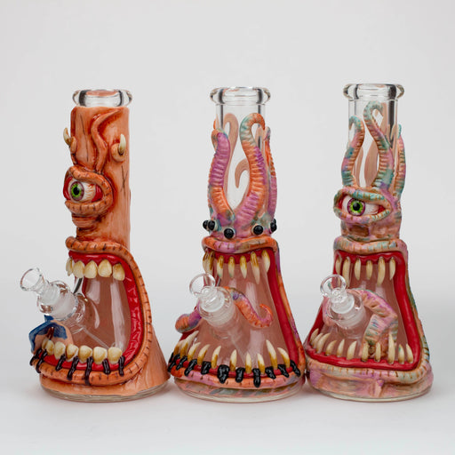 PHOENIX STAR 12.5" Resin 3D Artwork 7mm Glass Beaker Water Bong | Jupiter Grass