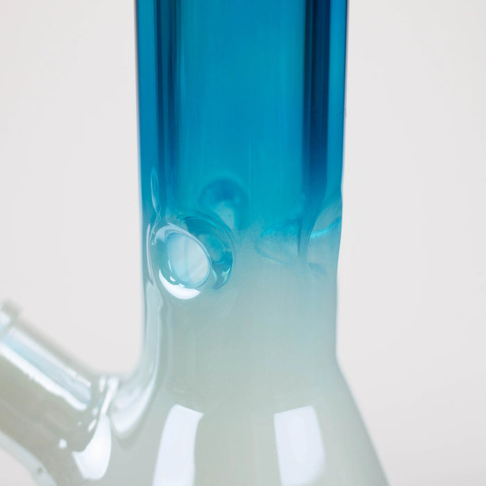 16" Electroplated Gradient Classic Beaker 9mm Glass Bong | Jupiter Grass
