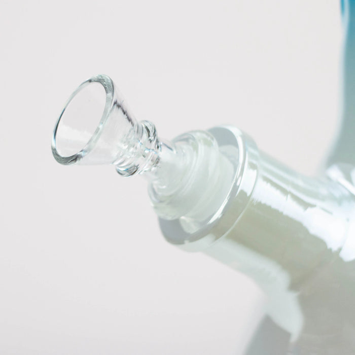 16" Electroplated Gradient Classic Beaker 9mm Glass Bong | Jupiter Grass