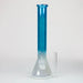 16" Electroplated Gradient Classic Beaker 9mm Glass Bong | Jupiter Grass