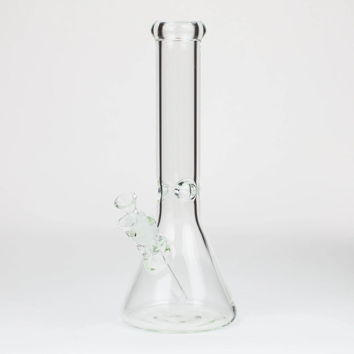 13.5" Classic Beaker 7mm Glass Water Bong | Jupiter Grass