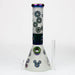 PHOENIX STAR 12.5" Sandblast and Electroplated 7mm Glass Beaker Bong | Jupiter Grass