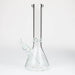 13.5" Classic Beaker 7mm Glass Water Bong | Jupiter Grass