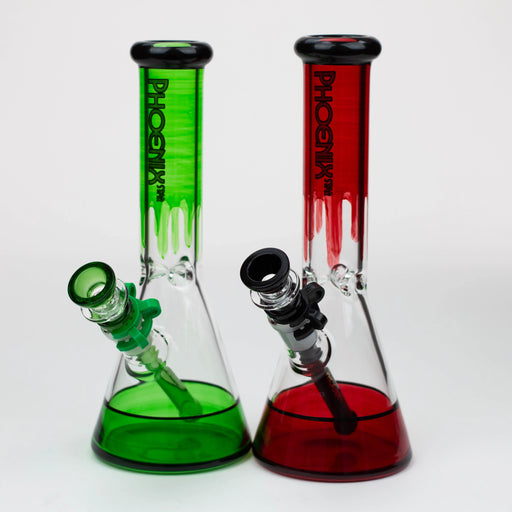 PHOENIX STAR 10" Glass Water Bong With Clip | Jupiter Grass