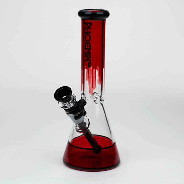 PHOENIX STAR 10" Glass Water Bong With Clip | Jupiter Grass