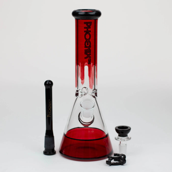 PHOENIX STAR 10" Glass Water Bong With Clip | Jupiter Grass