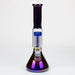 12" Electroplate Glass Water Bong With 6 Arms Percolator | Jupiter Grass