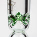 17.5" Spark 9mm Curbed Tube Glass Water Bong | Jupiter Grass