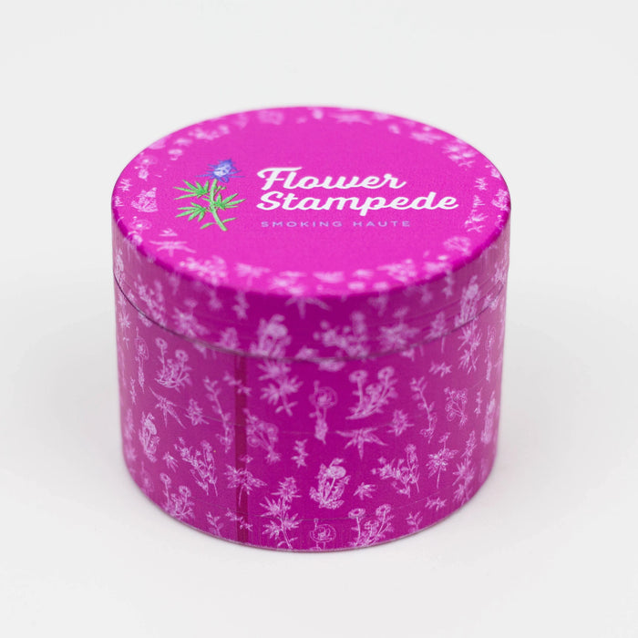 Flower Stampede 4-Layer Pink Grinder | Jupiter Grass