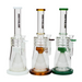12" Nice Glass Frosted Cone Perc Straight | Jupiter Grass