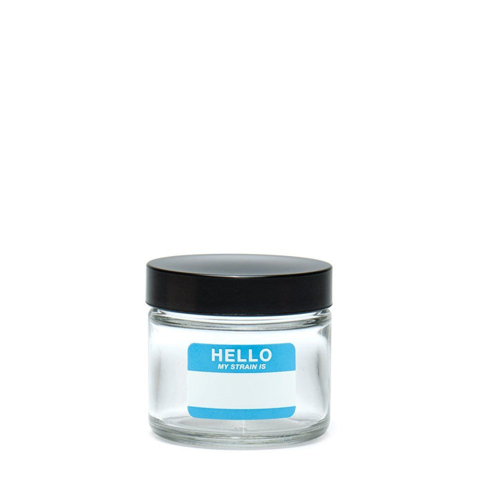 420 Science Clear Screw Top Jar Small - Hello Write & Erase | Jupiter Grass