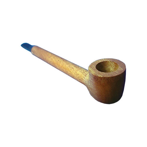 Wooden Hand Pipe /W Round Bowl | Jupiter Grass