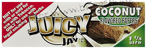 Juicy Jay's 1¼" Papers - Coconut - Box of 24 | Jupiter Grass