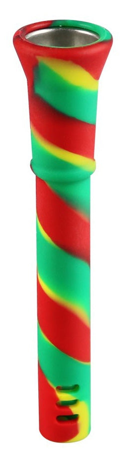 Piece Maker Gear Silicone Downstem W/ Stem, Bowl And Cap - Rasta Swirl | Jupiter Grass