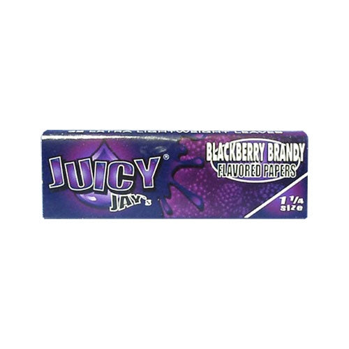 Juicy Jay's 1¼" Papers - Blackberry Brandy - Box of 24 | Jupiter Grass