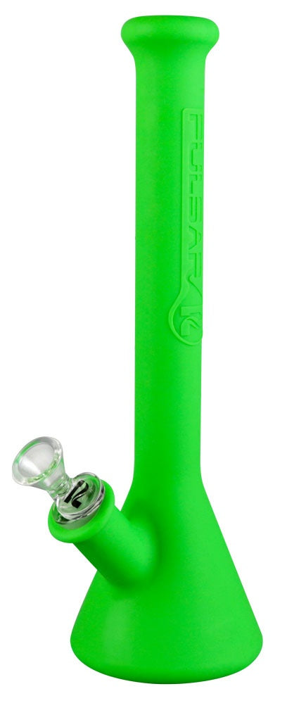 Pulsar 12" RIP Platinum Cured Silicone Beaker - Green | Jupiter Grass