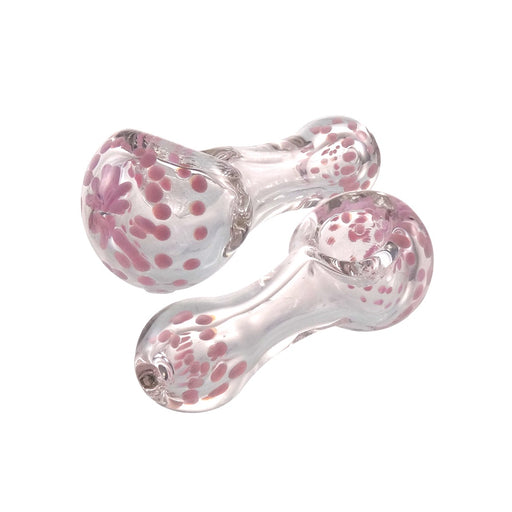 3.5" Thick Clear Spoon W/ Color Dots On Head & Mouthpiece | Jupiter Grass