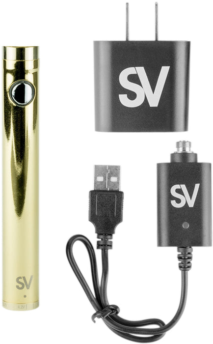 Source Vapes Orb Series 4 Replacement Battery & Charger - Gold | Jupiter Grass
