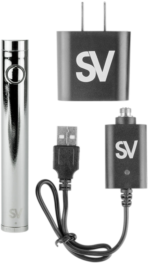 Source Vapes Orb Series 4 Replacement Battery & Charger - Chrome | Jupiter Grass