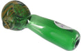 Web Of Fume - 4" Spoon W/ Fumed Web Head On Green | Jupiter Grass