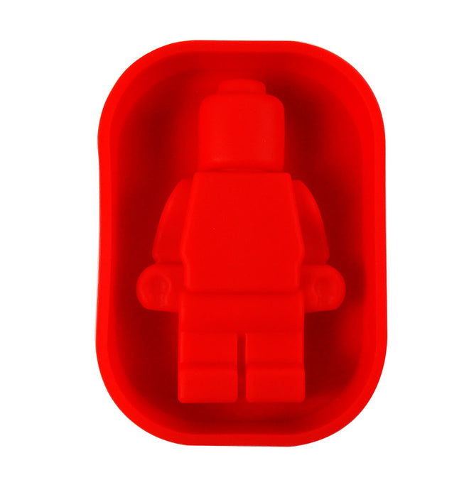 Silicone Gummy Mold - Single Large Gummy Robot - Red | Jupiter Grass