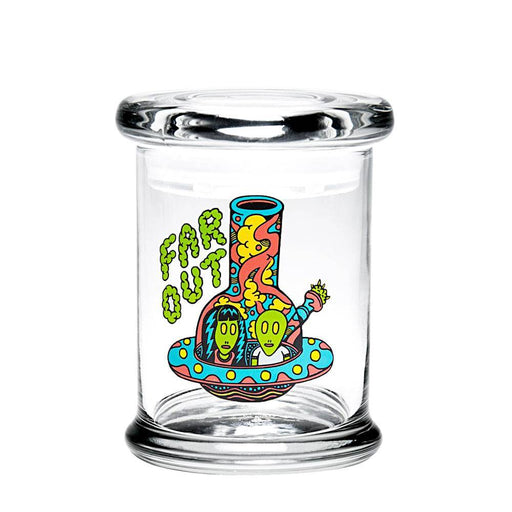 420 Science Pop Top Jar Medium - Killer Acid - Far Out Ufo Bong | Jupiter Grass