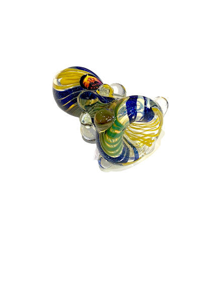 Red Eye Glass Litter Bugger Hand Pipe | Jupiter Grass