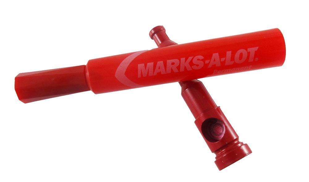 Concealable Marks-A-Lot Pipe - Red | Jupiter Grass