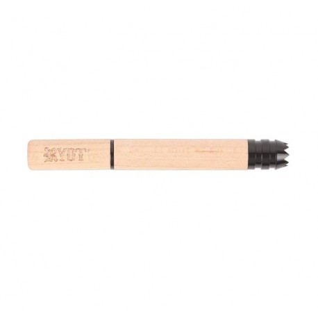 Wooden Taster Bat W/ Digger Tip & Twist Ejection - 3" - Black Tip In Maple | Jupiter Grass