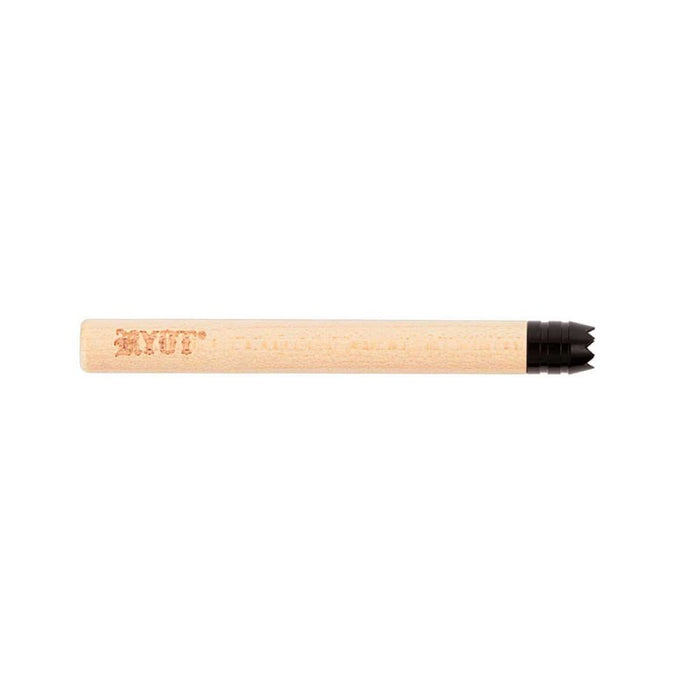 Wooden Taster Bat W/ Digger Tip - 3" - Black Tip In Maple | Jupiter Grass