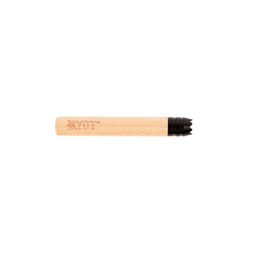 Ryot 2" Wooden Shorties Taster Bat W/ Digger Tip - Black Tip In Maple | Jupiter Grass