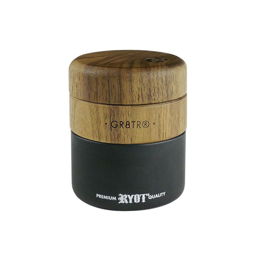 Wood Gr8Tr W/ Matte Black Jar Body And Walnut Top | Jupiter Grass