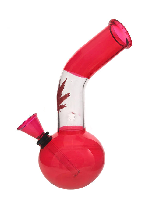 Oh Cannabian Glass - 6" Bubble Base W/ Bent Neck | Jupiter Grass