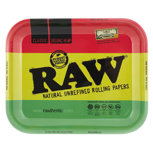 RAW Large Metal Rolling Tray - Zombie | Jupiter Grass