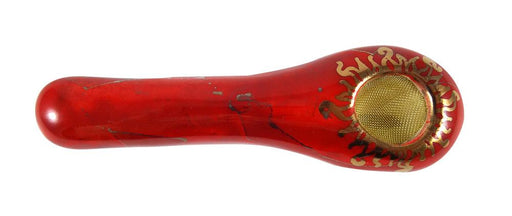 Porcelain Gold Spoon - Red | Jupiter Grass