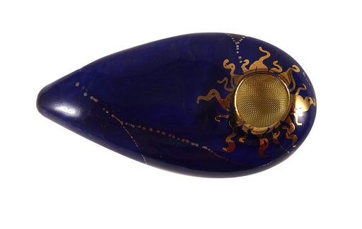 Porcelain Gold Goddess - Dark Blue | Jupiter Grass