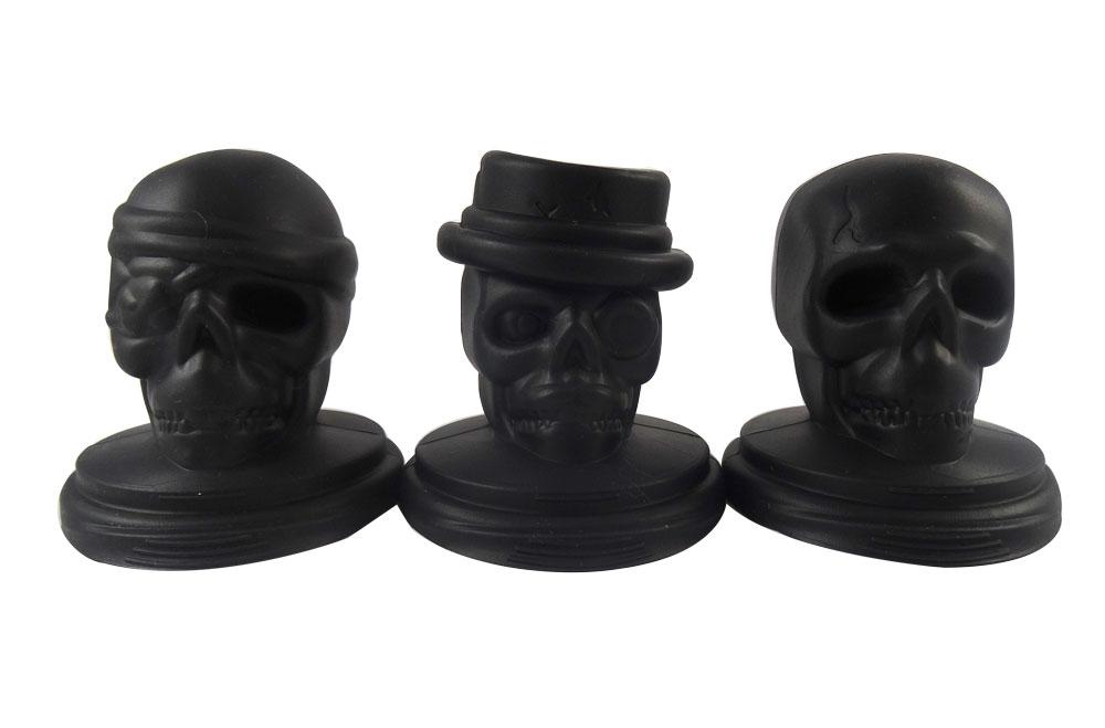 Dope Molds Silicone Ice Mold - 3-Set Skull With Stand | Jupiter Grass