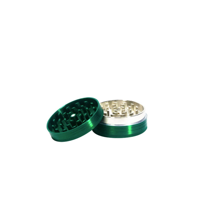 Infyniti 2.5" 2-Piece Aluminum Grinder - Green | Jupiter Grass