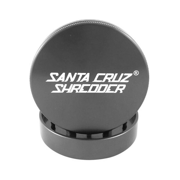 Santa Cruz Shredder Medium 2-Piece Grinder 2.2" - Gunmetal Grey | Jupiter Grass