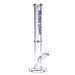 Straight Tube w/ Super Thick Embossed Base, Colored Logo & Carry Box by Hoss Glass - 18" 50mm - Purple | Jupiter Grass