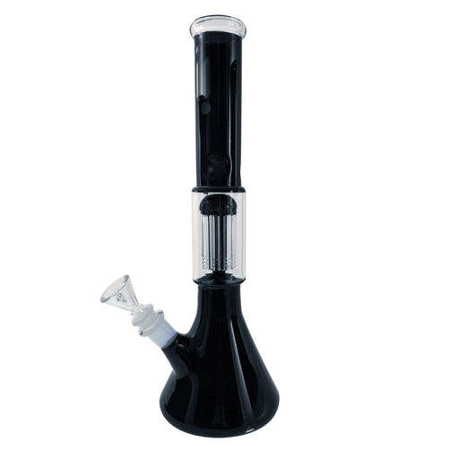 14" BEAKER FULL COLOR W/ 8-ARM TREE PERK & ICE PINCH - BLACK | Jupiter Grass