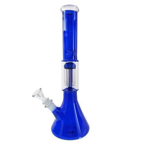 14" BEAKER FULL COLOR W/ 8-ARM TREE PERK & ICE PINCH - BLUE | Jupiter Grass