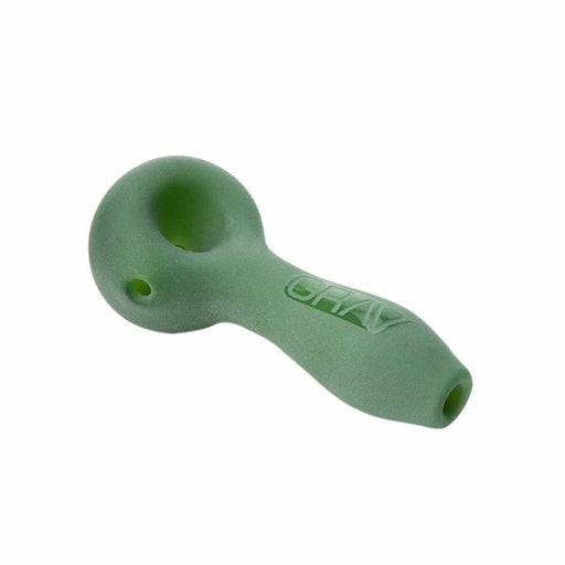 Sandblasted/Frosted Spoon - 4" - Green | Jupiter Grass