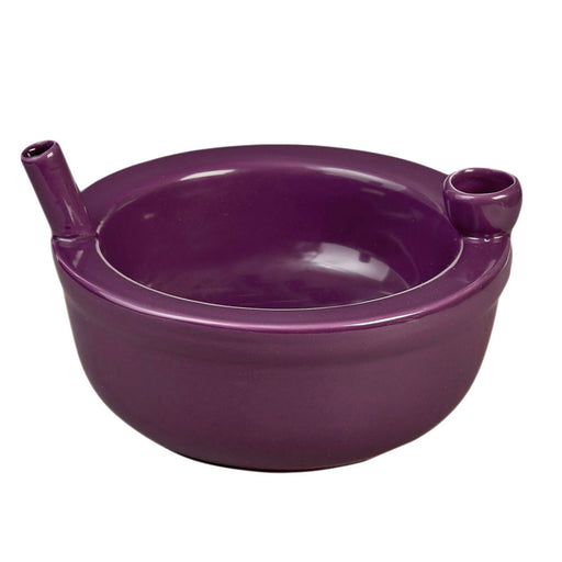 Premium Roast & Toast Ceramic Cereal Bowl W/ Pipe - Purple | Jupiter Grass